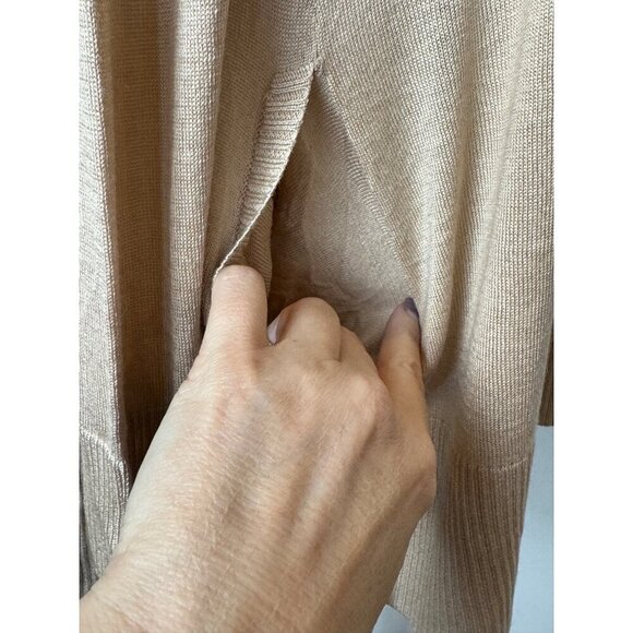 Diane Von Furstenberg Sweater Women Medium Pink Silk Cashmere Voleta Cardigan - Picture 8 of 13